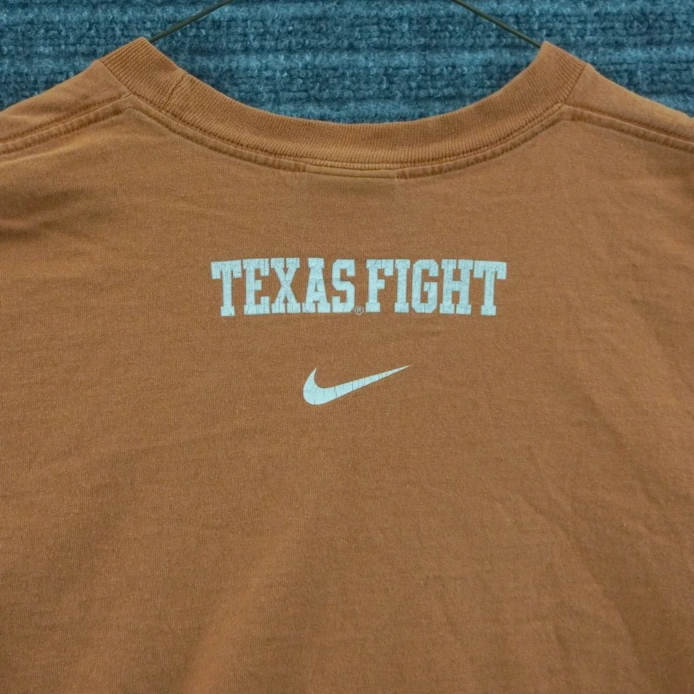 Vintage 00s Nike Texas Longhorns T-Shirt Mens XL Orange It Only Takes Eleven